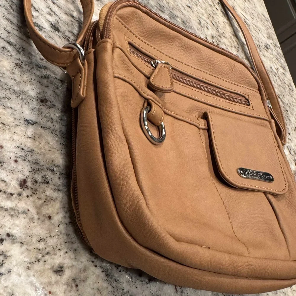 MultiSac Tan Crossbody Bag NWOT
